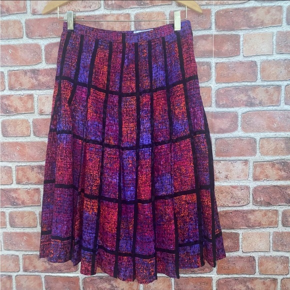 Celine Vintage Retro Multi colored, abstract print, 2piece set, top & skirt - Picture 6 of 14